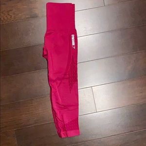 Deep wine/Burgundy cropped leggings. Size XS